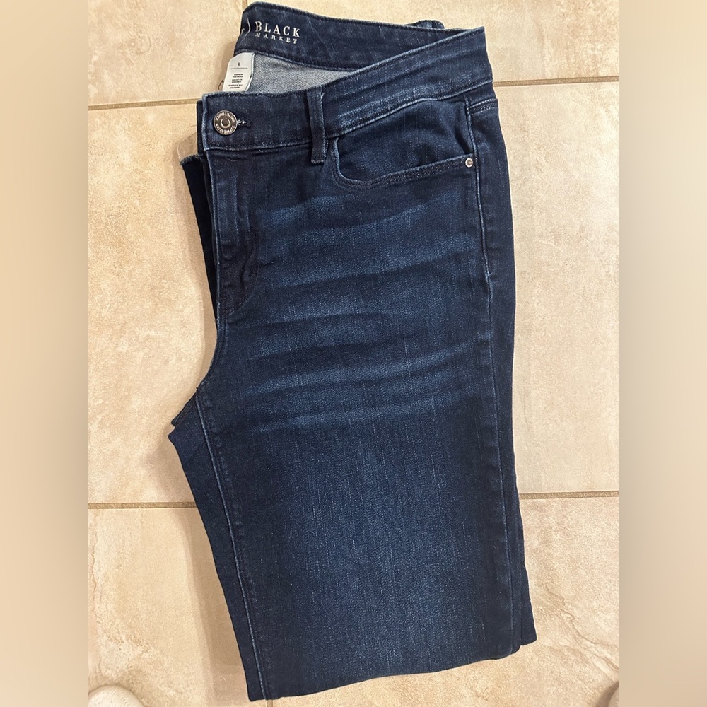 White House Black Market Dark Blue Denim Jeans